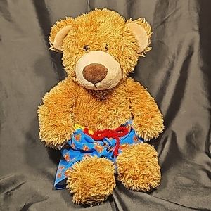 Build-A-Bear Stuffed Bear With Rare Comic Superman Shorts